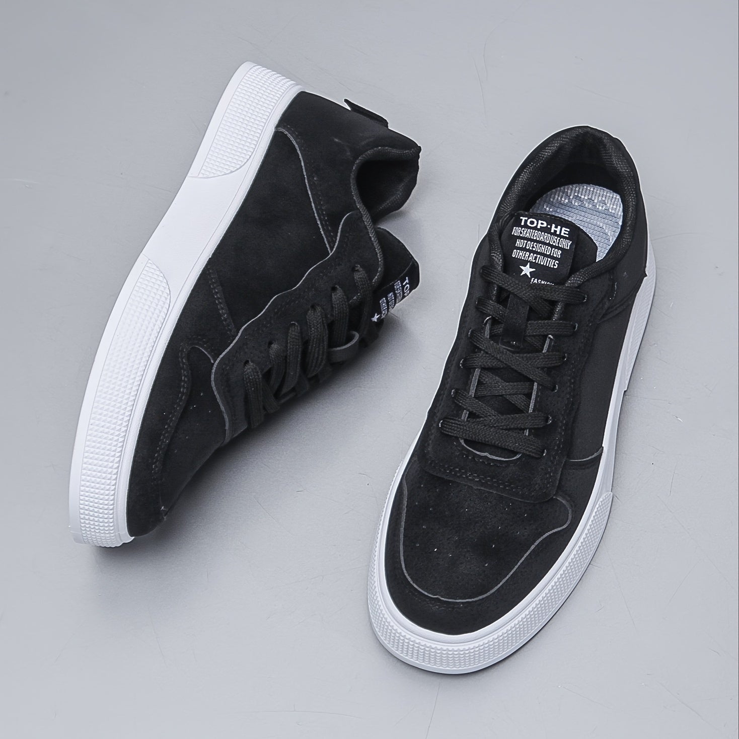 Low Top Mocka Streetwear Sneakers 134 | Casual Low Top Sneakers - Halkfri snörning för utomhusaktiviteter - Viktigt