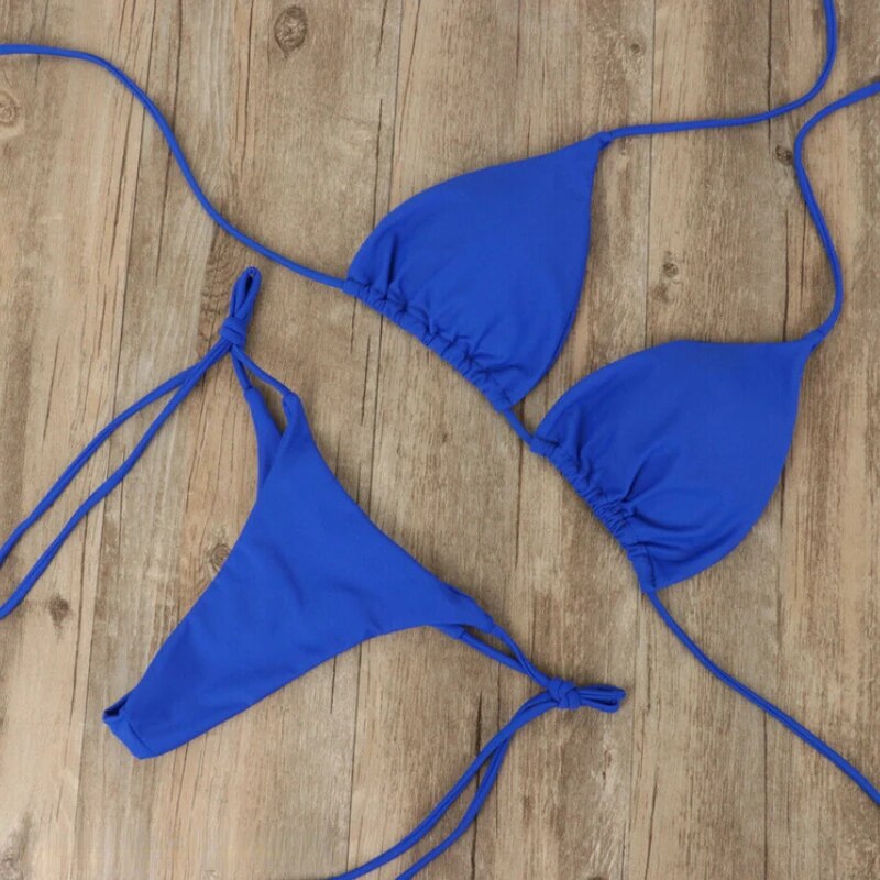 Lena Tan-Free Bikini – Snygg sommarbikini utan ränder för jämn hudton