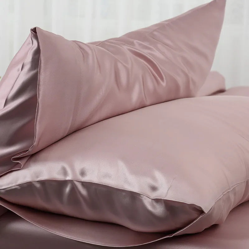 100% Mulberry Silk Pillowcase – Lyxigt Silkesörngott för Rynkfri Hud & Frizzfritt Hår
