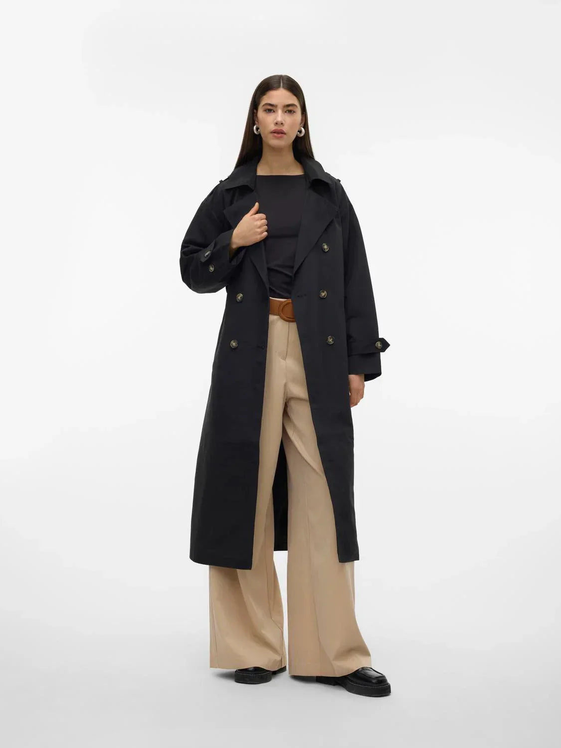 Vindtät trenchcoat | Snygg och funktionell - Perfekt för blåsiga dagar